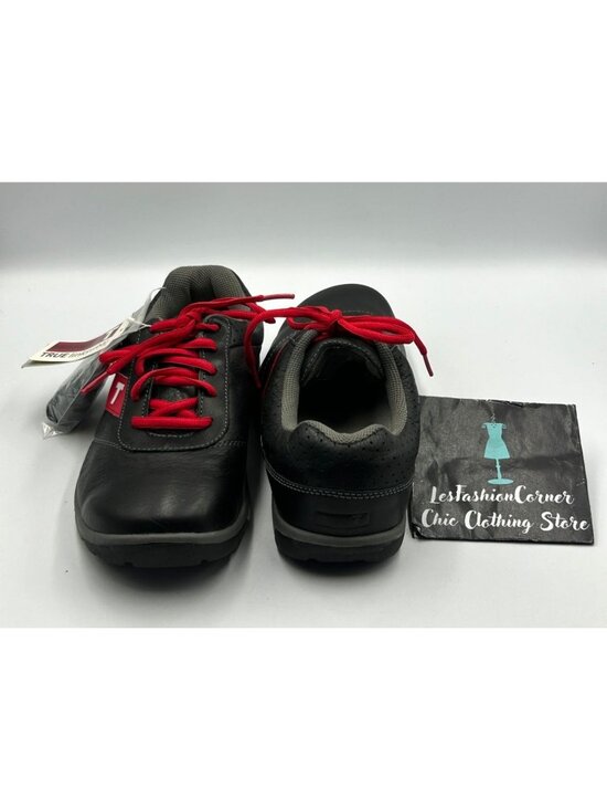 NWT True Linkswear Men\'s Black Leather Proto Lace-Up Golf Shoes Size 8.5 3569 main image 12
